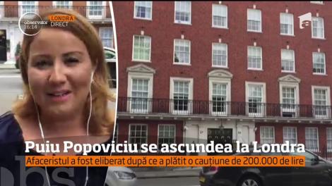 EXCLUSIV! Primele imagini cu imobilul în care locuieşte Puiu Popoviciu. Afaceristul a fost eliberat după ce a plătit o cauţiune de 200 de mii de lire