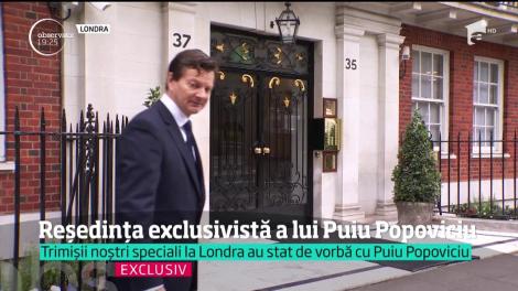 Reședința exclusivistă din Londra a lui Puiu Popoviciu. Omul de afaceri poartă o brăţară electronică