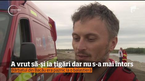 S-a înecat, din dorința de a-și lua ţigări!