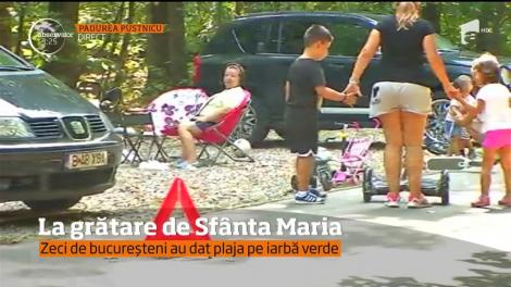 Bucureştenii care n-au plecat la mare sau la munte în mini-vacanţă au ales micii şi berea