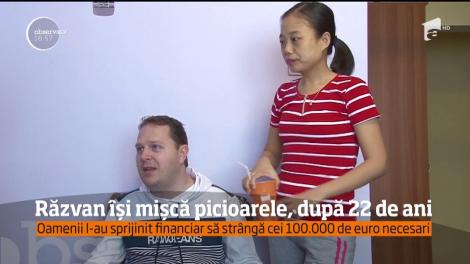 Răzvan Iordache și-a mișcat picioarele după 22 de ani!
