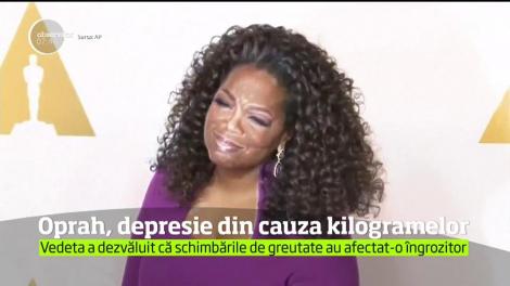 Oprah, depresie din cauza kilogramelor