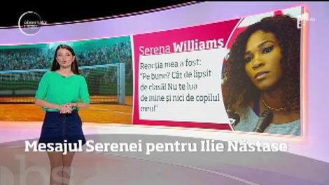 Mesajul Serenei Williams pentru Ilie Năstase