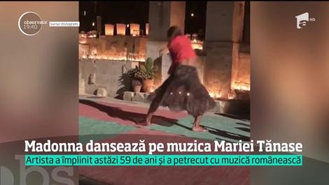 "M-am jurat că n-oi mai bea" a devenit piesă de referință! De ziua ei, Madonna a petrecut pe muzica Mariei Tănase!