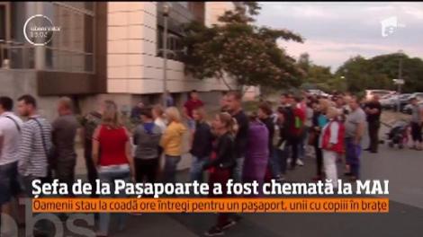 Haos la  la Serviciul de Paşapoarte Bucureşti! Un copil cu handicap, pus pe drumuri