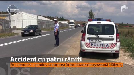 Accident cu patru răniți pe Drumul Naţional 13