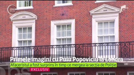 Avem primele imagini cu Puiu Popoviciu după ce s-a predat poliţiştilor din Londra!