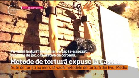 Metode de tortură expuse la Castelul Corvinilor, în Hunedoara