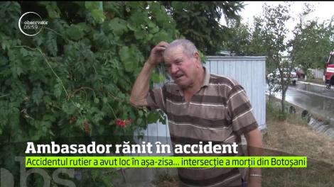 Ambasadorul României în Vietnam a fost rănit în urma unui accident rutier pe o şosea din Botoşani!