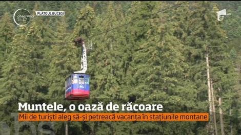 Muntele, o oază de răcoare! În Bucegi, temperaturile abia ajung la 20 de grade Celsius
