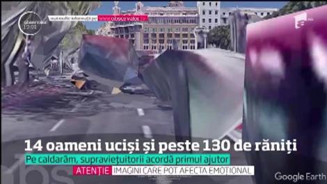 Teroare în inima Barcelonei! O furgonetă a intrat în viteză pe Rambla, cel mai aglomerat bulevard din Spania