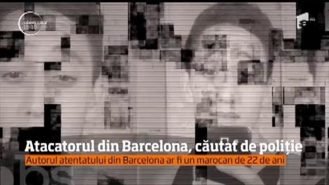 Principalul suspect al atentatului din Barcelona, un tânăr de 22 de ani de origine marocană, în continuare de negăsit