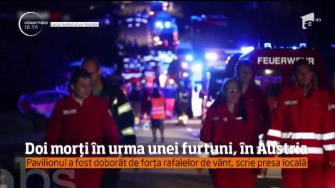 O furtună puternică a făcut prăpăd la un festival de muzică. Doi tineri au murit şi 40 au fost răniţi