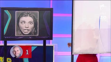 Proba ”Strâmbă-te la fel”. Concurenții se distrează și adună puncte