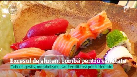 Excesul de gluten, bombă pentru sănătate