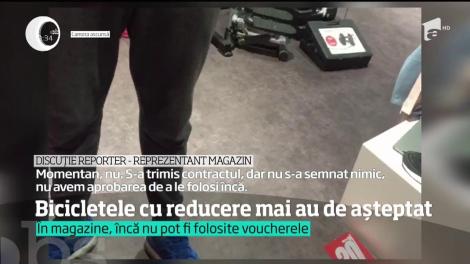 Vocherele date de Primăria Capitalei pentru biciclete încă nu pot fi folosite în magazine