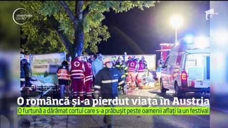 Tragedie în Austria. O româncă şi-a pierdut viaţa la un festival