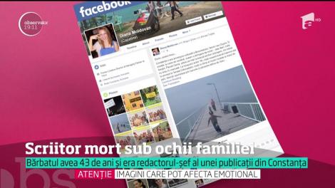 Scriitor mort sub ochii familiei