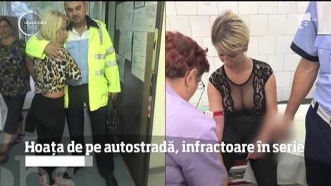 Hoaţa de pe A1, infractoare în serie