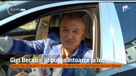 Gigi Becali ar putea ajunge din nou în închisoare. Şi asta pentru că vorbeşte prea mult
