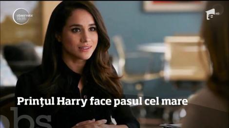 Prinţul Harry se pregăteşte să facă pasul cel mare alături de actrița americană Meghan Markle