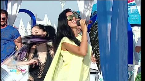 Elena Ionescu, super sexy la "Gashka mare". Cântăreaţa îţi încălzeşte "Nopţile de vară"