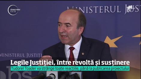 Tudorel Toader anunţă că proiectul Legilor Justiţiei va fi făcut public după ce va primi toate avizele
