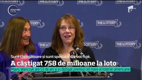 O asistentă din Massachussets a câştigat 758 de milioane la loto