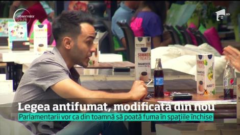 Liderii politici sunt la un pas de a modifica din nou legea antifumat