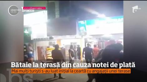 Imagini scandaloase pe litoral. Câţiva turişti s-au luat la bătaie cu angajaţii unui local din Eforie Nord