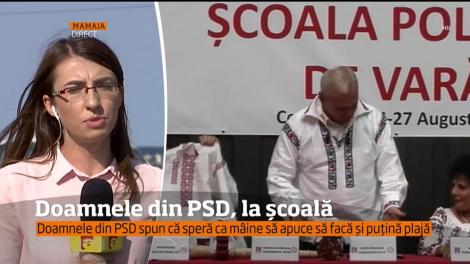Doamnele din PSD, la şcoală