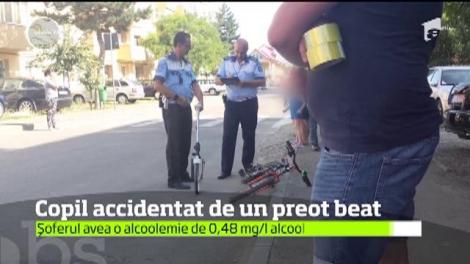 A rănit un copil şi a fugit de la locul accidentului!
