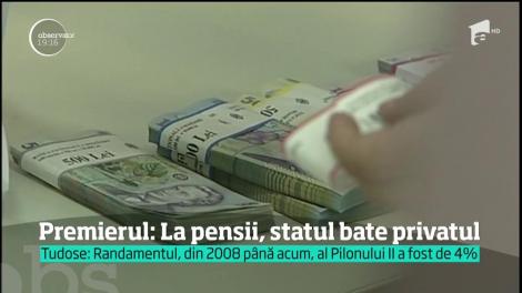 Războiul pensiilor continuă. Premierul insistă că statul administrează mai eficient banii românilor decât privaţii