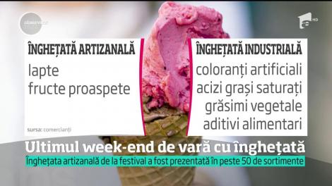 Îngheţata are şi ea un festival al ei, la Bucureşti, şi a fost raiul pofticioşilor. Amatorii au descoperit arome exotice