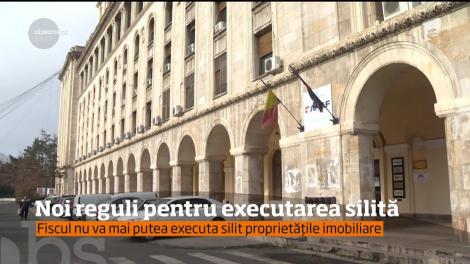 Fiscul nu va mai putea scoate la vânzare casele românilor, decât dacă aceştia au datorii foarte mari la stat!