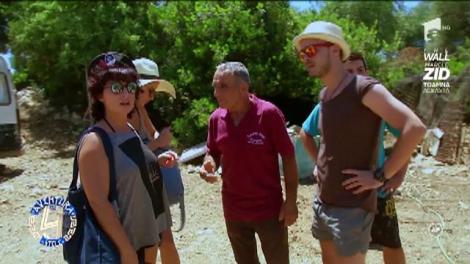 Aventuri pe cărări de munte. Angie Cobuț, cărată în spate de Șerban Copoț!