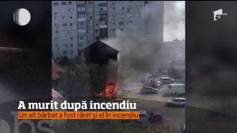Un bărbat a murit, iar un altul a fost rănit grav, după un incendiu violent
