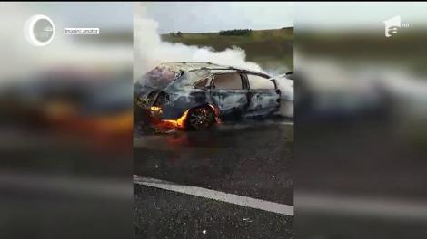 Alertă pe o şosea din Vaslui, după ce două autoturisme s-au ciocnit violent