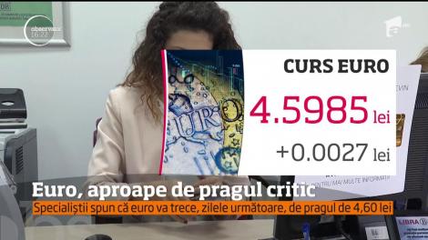 Cursul leu-euro este pe cale să explodeze! Moneda europeană este aproape de pragul critic! Cum ne va afecta situația pe noi, românii!