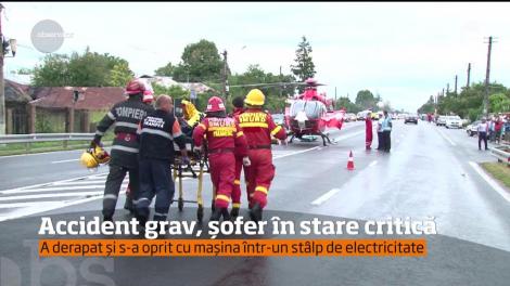 Accident grav pe DN 1, în comuna Româneşti!