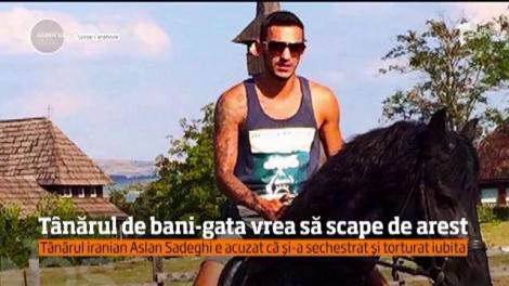 Tânărul de bani-gata care şi-ar fi sechestrat şi torturat iubita în vila lui din Corbeanca vrea să scape de arest