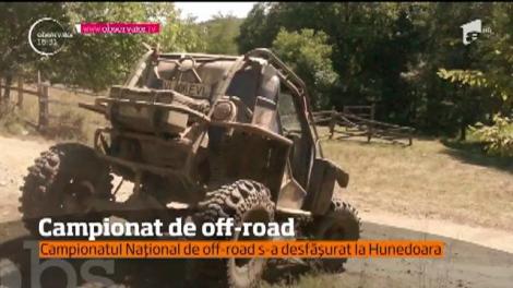 Spectacol pe patru roţi la campionatul de off-road din Munţii Poiana Ruscă