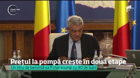 Guvernul reintroduce supraacciza la carburanți. Până la sfârșitul anului, litrul de motorină şi benzină va trece de cinci lei