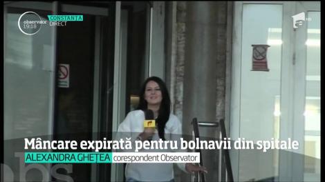 În spitalele Judeţean şi cel de Boli Infecţioase din Constanţa, pacienţii mâncau mâncare expirată