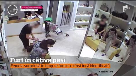 A intrat într-un magazin de pantofi şi a plecat cu un portofel plin cu 6.000 de euro