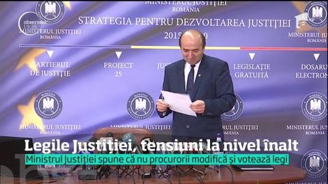 Legile Justiției, tensiuni la nivel înalt