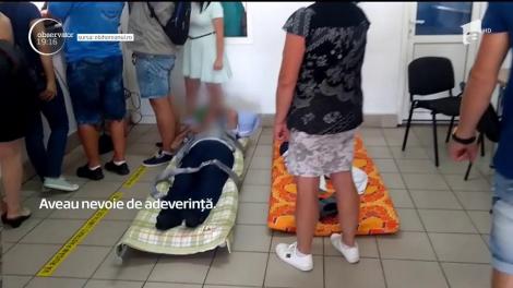 La ghişeu, statul român nu are milă. Bătrâni aduși pe targă pentru o adeverință!