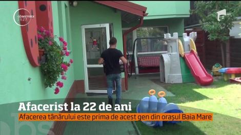 Are doar 22 de ani, dar este deja un om de afaceri în toată regula