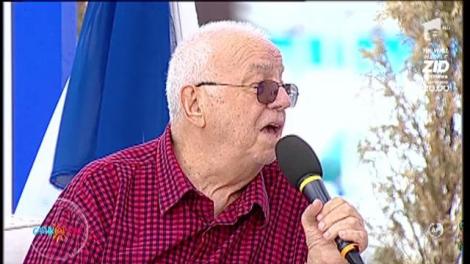 Alexandru Arșinel, moment de voie-bună la ”Gashka mare”! Actorul se ține verde și are umor cât zece!