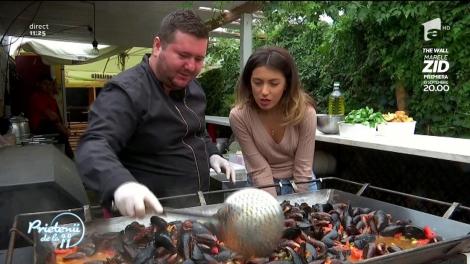Alex Negoiţă, unul dintre cei mai îndrăgiţi bucătari de la "Chefi la cuţite" a gătit pentru Prietenii de la 11